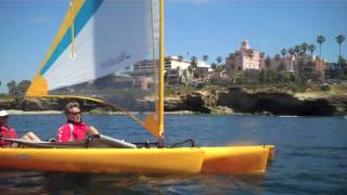 La Jolla to Mission Bay Hobie Mirage Tandem Adventure (TI) Sailing