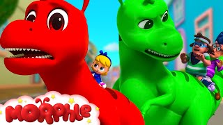 🦖SCARY DINOSAUR CHASE!!🦖The Orphle Bandits| Best Episodes of Morphle TV | Monster Cartoon for Kids