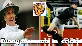 Funny Moments in Cricket |billy bowden |lou vincent |red card|