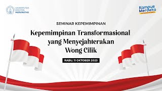 Semnas Kepemimpinan Transformasional - Ganjar Pranowo