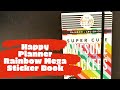 Happy Planner Rainbow Mega Stickerbook