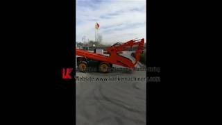 ZWY-80H mucking loader shows and tests in factory, good quality haggloader