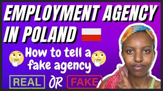 HOW TO TELL A FAKE AGENCY | EMPLOYMENT AGENCIES IN POLAND