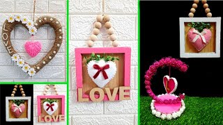 4 Easy Valentine craft made with recycled material on low budget| valentine day Craft idea (Part 6)