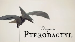 How to make an Origami Pterodactyl / Pteranodon (Tadashi Mori)