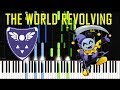 THE WORLD REVOLVING -Deltarune - Undertale Series (Jevil Boss Theme) [Synthesia Piano Tutorial]