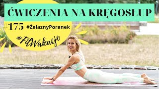 Ćwiczenia na kręgosłup 🧘 i prawidłową postawę | Zdrowy kręgosłup | #ŻelaznyPoranek #175 |Ola Żelazo