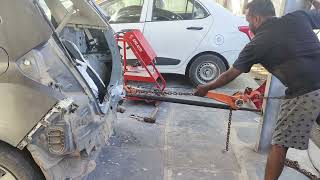 Honda jazz denting and painting sunrise Car Care Vijayawada