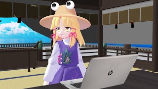 (Touhou MMD) Suwako uses the internet (Audio from @2huDrew )