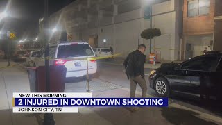 JCPD: Two people shot outside nightclub in downtown Johnson City