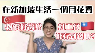 在新加坡生活一個月花費？│台灣人在新加坡工作│物價這麼高，能夠存到錢嗎？