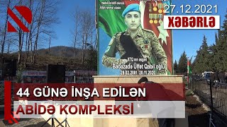 Lənkəranda şəhid Ülfət Babazadənin xatirəsinə abidə kompleksi ucaldılıb