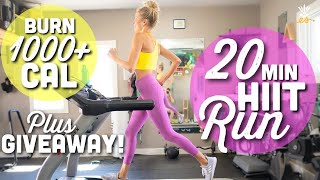 Easiest way to Burn 1000+ calories! | 20 MINUTE INTENSE HIIT WORKOUT + RUNNING