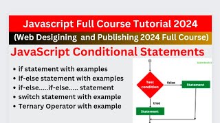 O Level Web Designing || JavaScript Conditional Statements Tutorial | Types of Conditional Statement