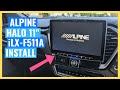 How To INSTALL an ALPINE HALO iLX-F511A 11