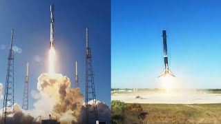 SpaceX Transporter-6 launch and Falcon 9 first stage landing