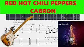 #Mastertabs#BestFreeYoutubeMusicLessons#RED HOT CHILI PEPPERS CABRON |Guitar Tab| EASY TAB ROCK