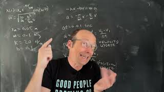 Python Physics: Damped Harmonic Oscillation with Web Python