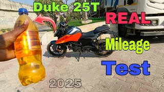 DUKE 250 GEN 3 REAL MILEAGE TEST||duke 250 new model 2025 mileage