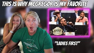 Reaction to Conor McGregor Funniest Trash Talks with WIFEY!