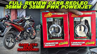 REVIEW CARB PWK REDLEO 36MM & 38MM | CARB PWK TERBARU UTK SPEC2 HARDCORE | X1R UPGRADE SPEC?