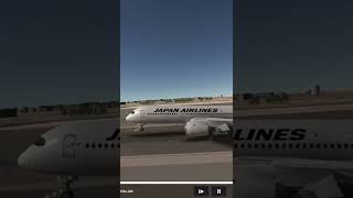 JAL A350-900 landing