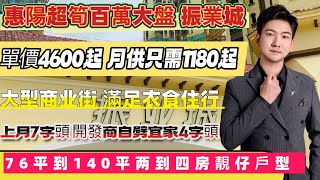 惠州惠陽百萬大盤振業城單價4600起月供只需1180起|大型商業街滿足衣食住行|4字頭上會|76平到140平起兩到四房靚仔戶型#惠州#惠陽#臨深#惠陽樓盤#惠州惠陽 #笋盘#港人必睇