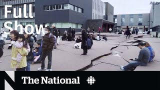 CBC News: The National | Powerful earthquake rocks Japan