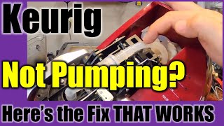 🔥Keurig ● Not Pumping or Dispensing Water? 5 Min Fix to Clear Stuck Check Valve