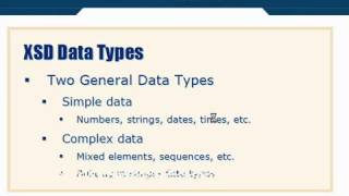 XML Tutorial 32 XSD Schema DataTypes