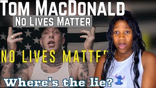 Tom MacDonald - "NO LIVES MATTER" Reaction Video!