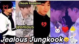 Jungkook always jealous looking any other close for Jimin🐇🐥