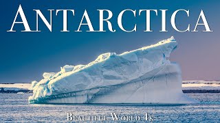 Antarctica 4K Drone Nature Film - Calming Piano Music - Relaxation On TV