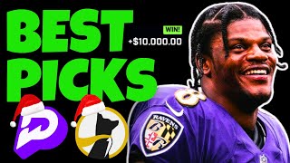 BEST NFL WEDNESDAY CHRISTMAS DAY PRIZEPICKS CORRELATED PICKS Ravens vs Texans | NFL  BETS 12/25/24