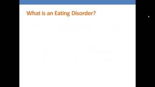 Eating Disorders On Campus   A Webinar for Student Advocates