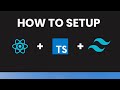 How to Setup React + TypeScript + Tailwind CSS | Create your first React App | Becodewala