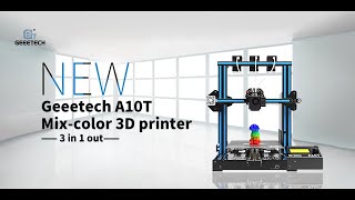 Geeetech 3 in 1 out Multi-color 3D Printer