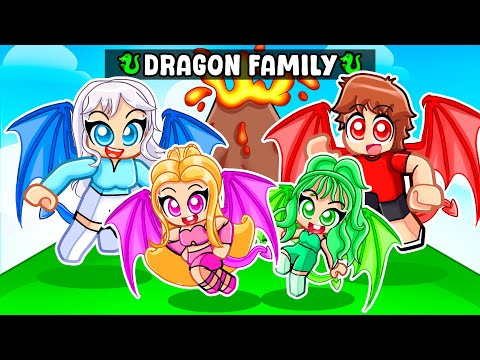 Having a DRAGON FAMILY in Roblox…