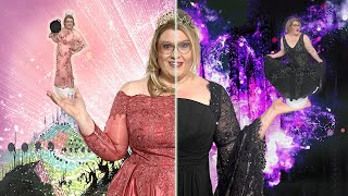 JJ's House FORMAL Try-On: Disney Princesses and Villains Edition | **Beautiful Plus Size Dresses**