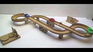 How To Make Car Racing Track Desktop Game from Cardboard