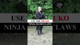 NINJA WEAPONS TRAINING 🥷🏻 How To FIGHT with a SHUKO: Ninjutsu Hidden Strike #Shorts
