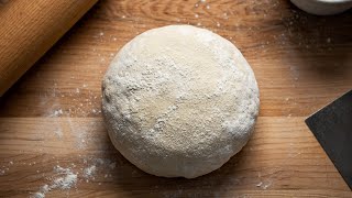 Homemade Pizza Dough - Dished #Shorts