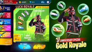 7th Anniversary Special Gold Royale🤯🥳|Pink Diamond Store Date | Free Fire New Event | Ff New Event