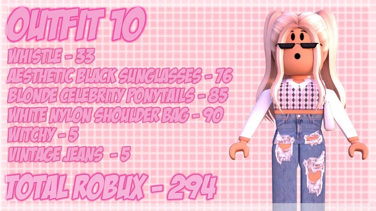 10 Aesthetic Roblox Outfits Under 500 Robux! - YouTube