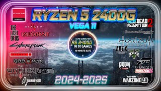 VEGA 11 in 15 GAMES (Ryzen 5 2400G) in 2024