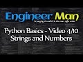 Strings and Numbers - Python Basics 4/10