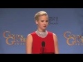 Jennifer Lawrence/Golden Globe 2016: it's Lady Gaga's time!