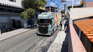 Maneuvering Through Narrow Roads in Eldorado - Euro Truck Simulator 2 |  #mapaeldoradopro #mapaeaa