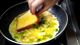 Tasty Bread Omelette || Ouick \u0026 Tasty Snack || Omelette Bread Recipe