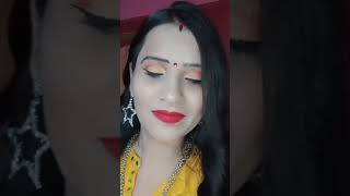 हळदी किंवा मेहंदी साठी मेकअप लुक# haldi mehndi makeup look #makeup